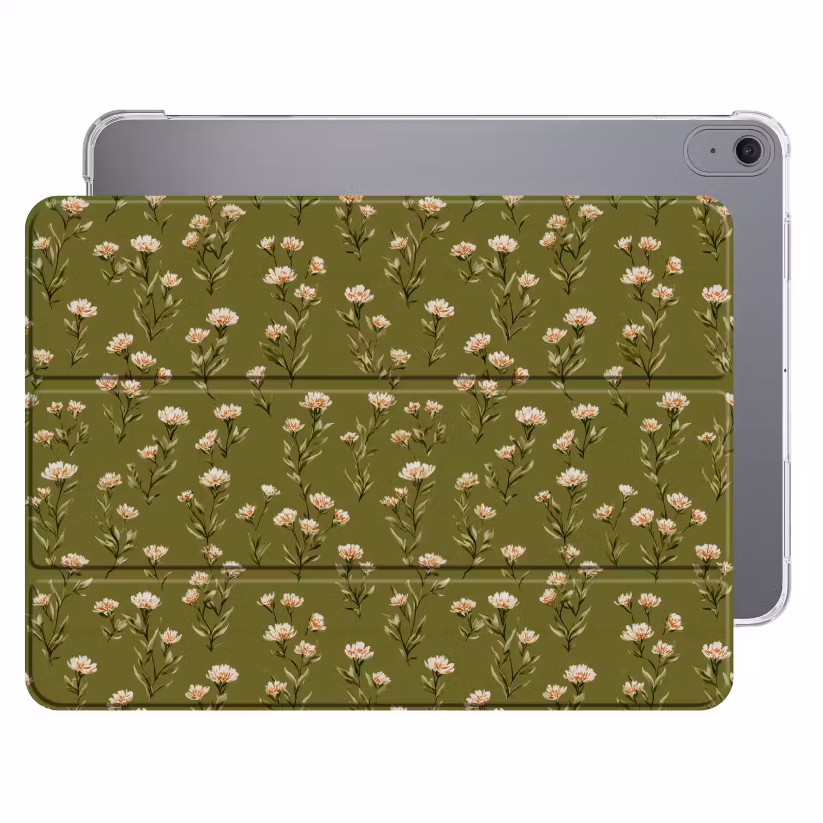 iPad hoes - Landelijk - Bloemen - Groen — 1