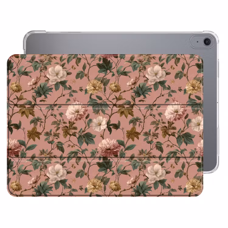 iPad hoes - Bloemen - Klassiek - Roze — 1