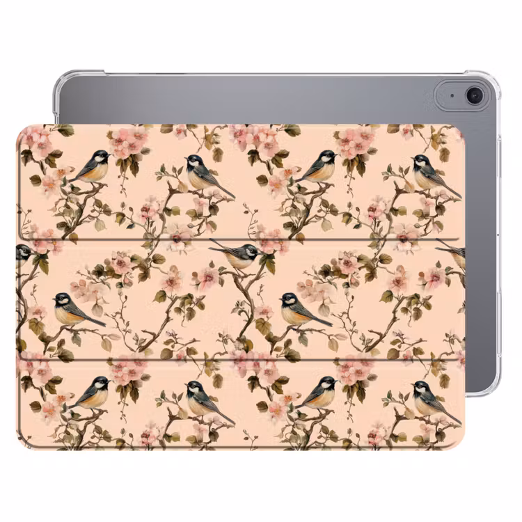 iPad hoes - Bloesem - Koolmees - Roze — 1