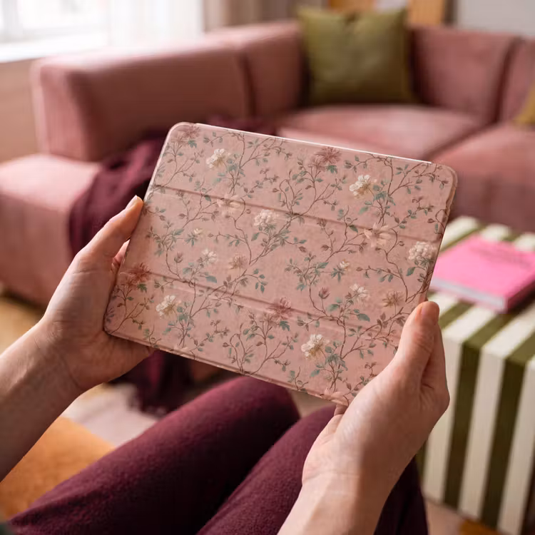 iPad hoes - Botanisch - Bloemen - Roze — 4