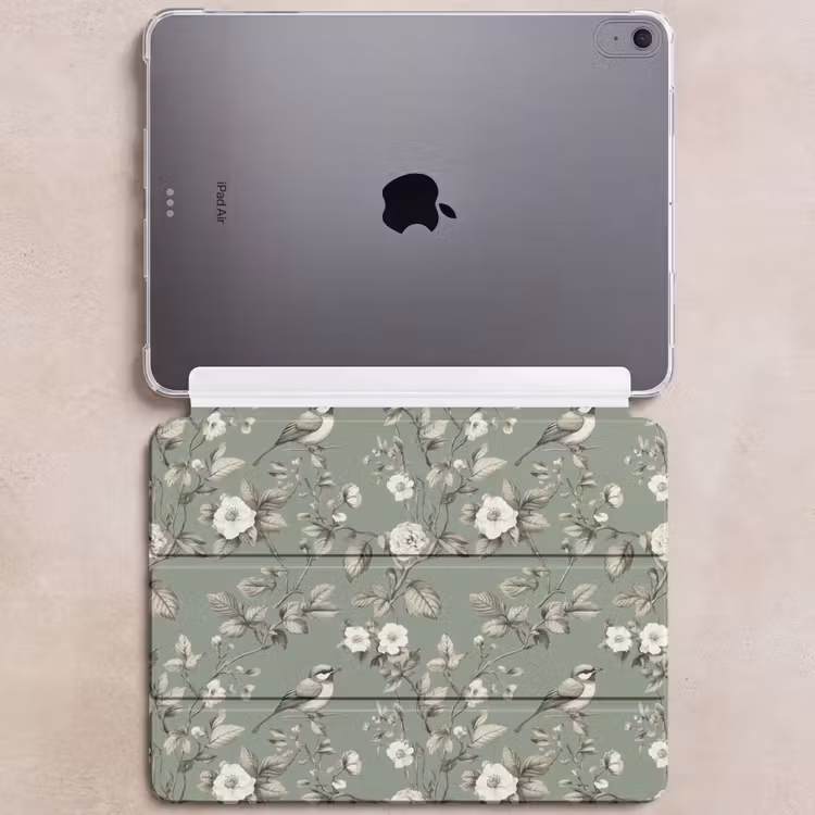 iPad hoes - Botanisch - Vogels - Groen — 6