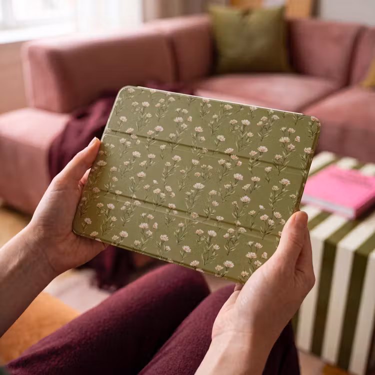 iPad hoes - Landelijk - Bloemen - Groen — 4