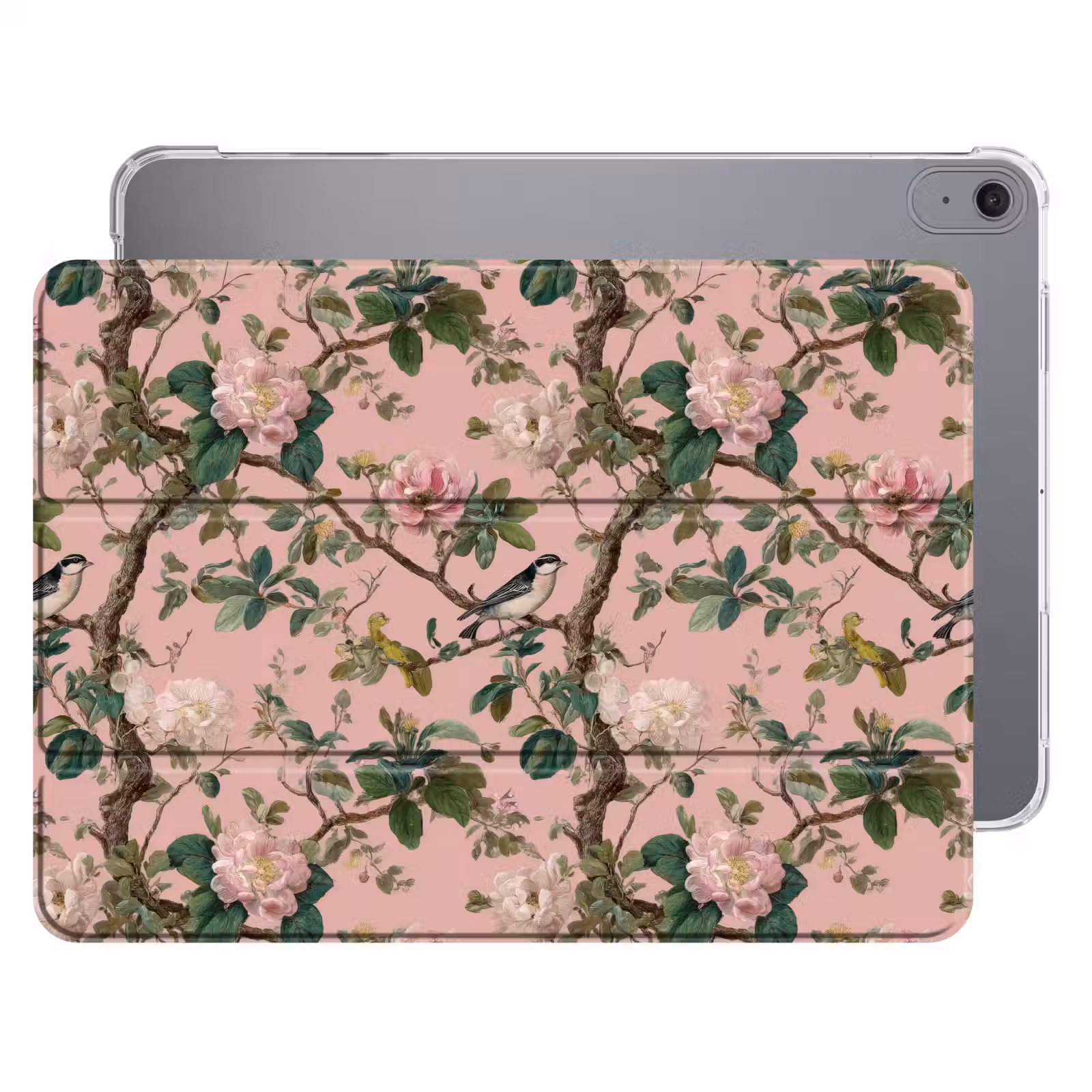 iPad hoes - Pioenrozen - Botanisch - Vogel — 1