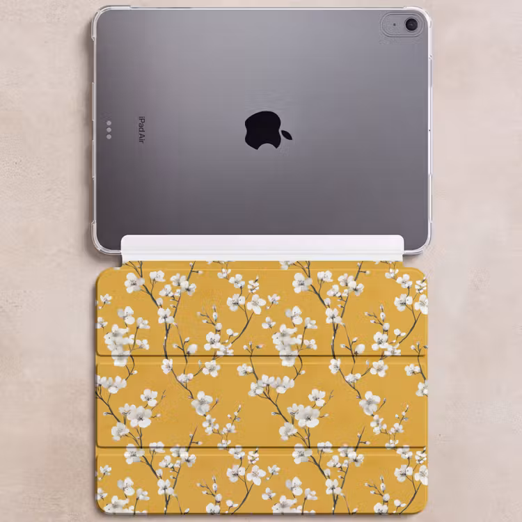 iPad hoes - Bloesemtak - Aquarel - Geel — 6