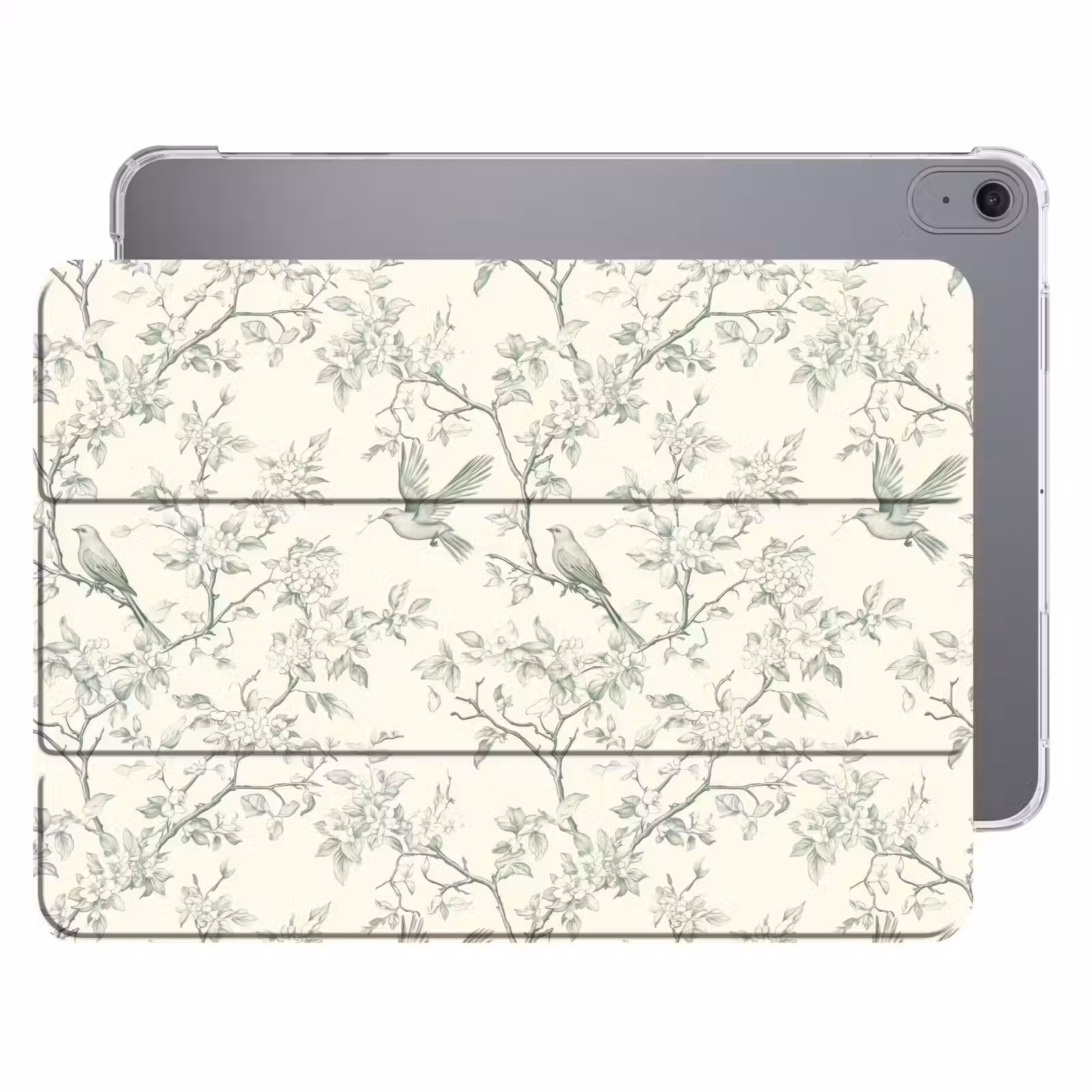 iPad hoes - Klassiek - Vogels - Groen — 1