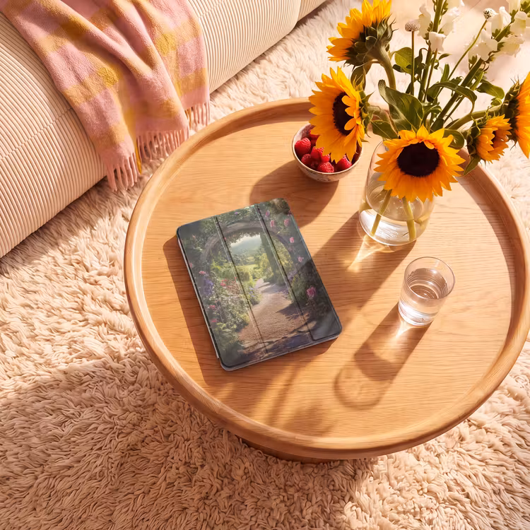 iPad hoes - Doorkijk - Bloemen - Natuur - Rozenboog — 2