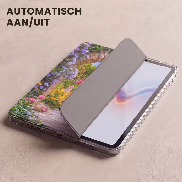 iPad hoes - Doorkijk - Bloemen - Pad - Natuur — 5