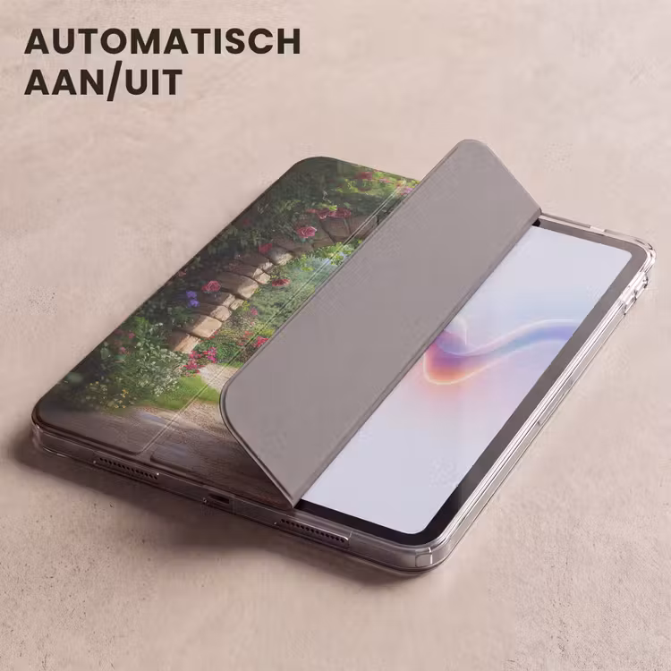 iPad hoes - Doorkijk - Landschap - Bloemen - Pad - Uitzicht — 5