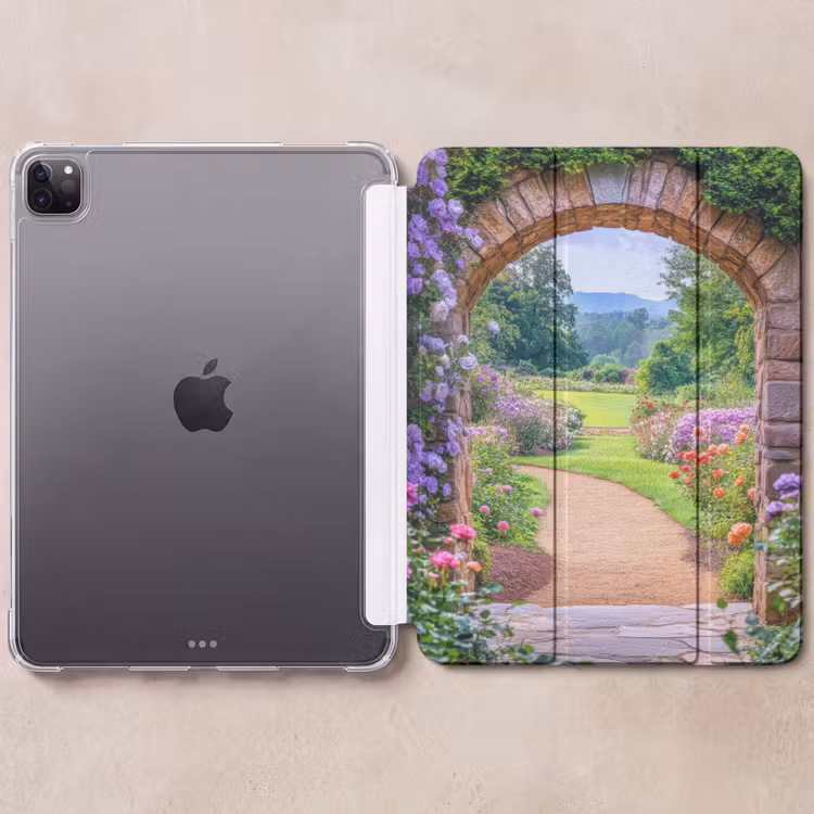 iPad hoes - Doorkijk - Poort - Bloemen - Tuin — 6