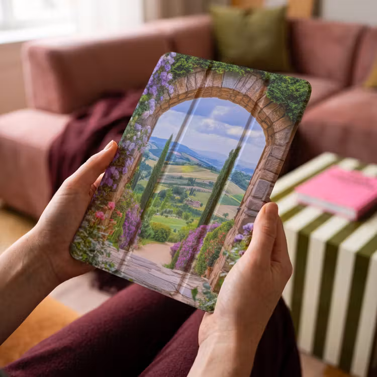 iPad hoes - Doorkijk - Toscane - Landschap - Poort — 4