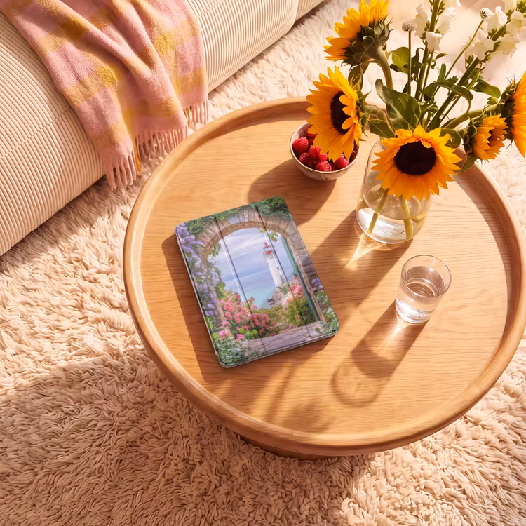 iPad hoes - Doorkijk - Vuurtoren - Bloemen - Uitzicht — 2
