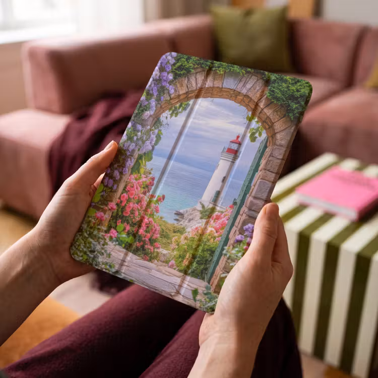 iPad hoes - Doorkijk - Vuurtoren - Bloemen - Uitzicht — 4
