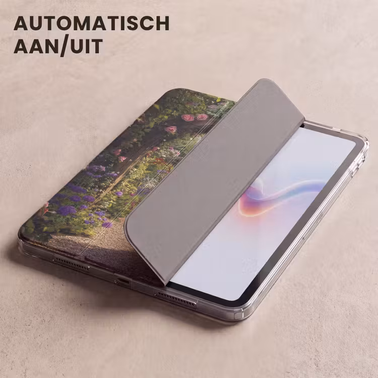 iPad hoes - Doorkijk - Landschap - Bloemen - Rozenboog - Natuur — 5