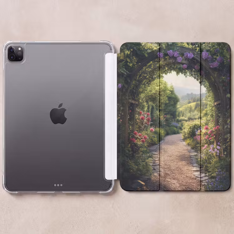 iPad hoes - Doorkijk - Landschap - Bloemen - Tuinboog - Natuur — 6