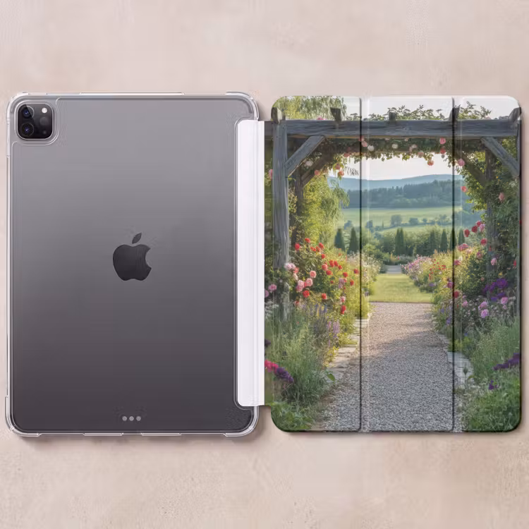iPad hoes - Doorkijk - Landschap - Natuur - Tuinboog - Bloemen — 6