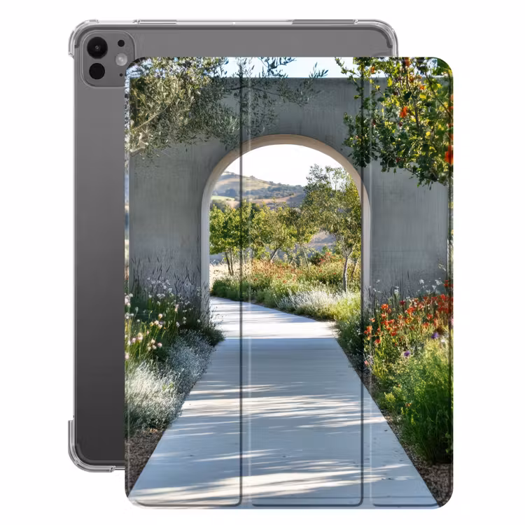 iPad hoes - Doorkijk - Pad - Beton - Landschap — 1