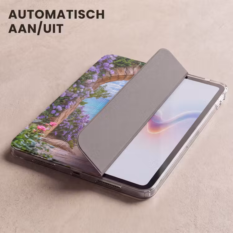 iPad hoes - Doorkijk - Poort - Zee - Strand - Rotsen — 5