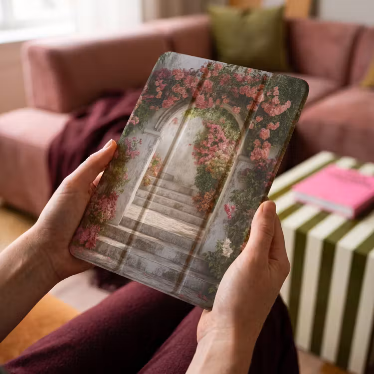 iPad hoes - Doorkijk - Rozen - Vintage - Poort — 4