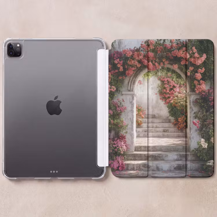 iPad hoes - Doorkijk - Rozen - Vintage - Poort — 6