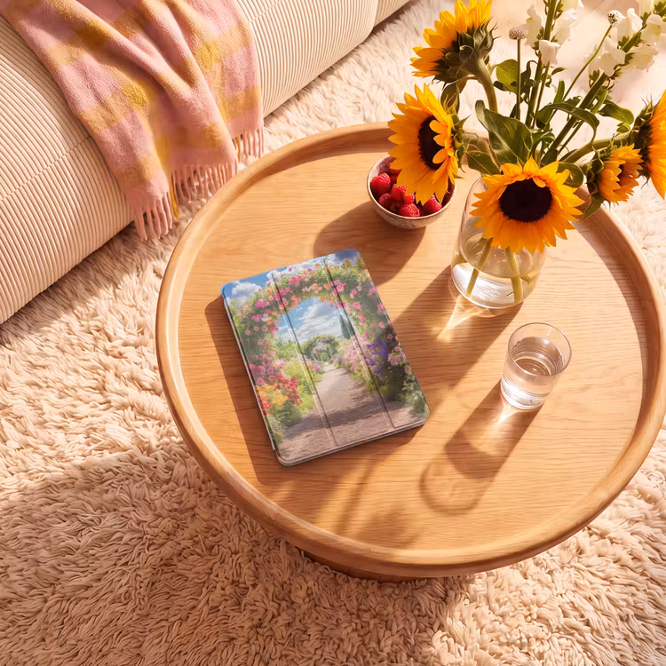 iPad hoes - Doorkijk - Bloemen - Kleurrijk - Natuur — 2