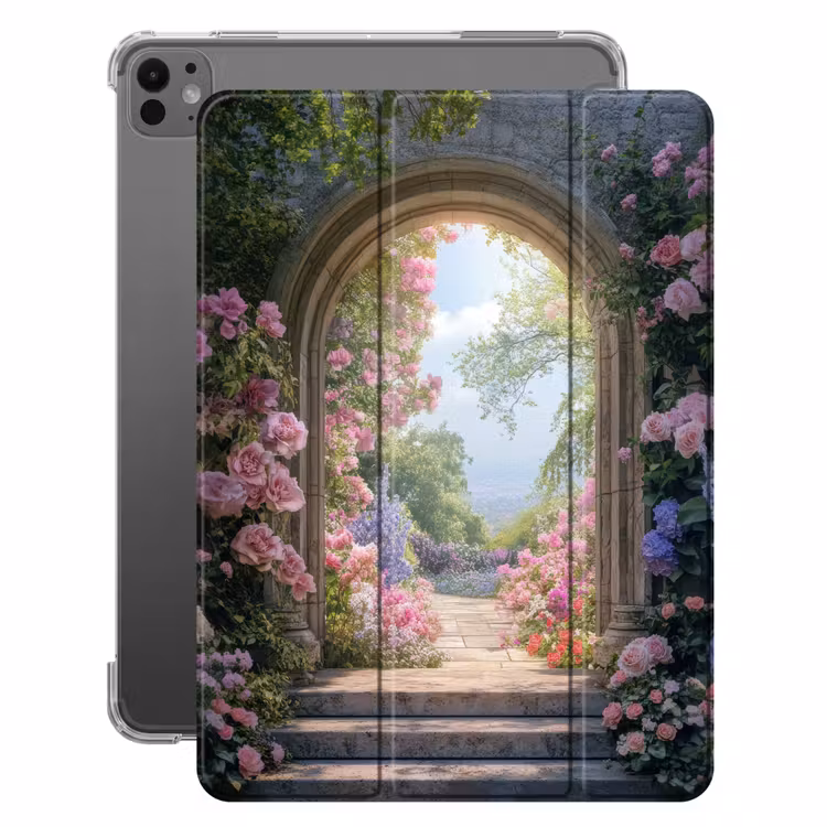 iPad hoes - Doorkijk - Rozen - Vintage - Bloemen — 1