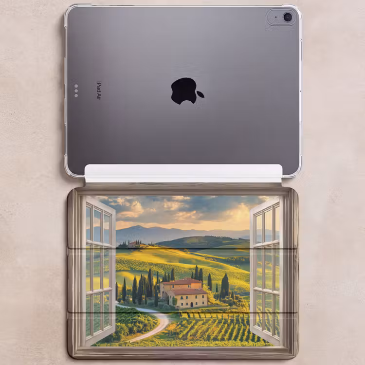 iPad hoes - Doorkijk - Toscane - Uitzicht - Landschap - Zomer — 6