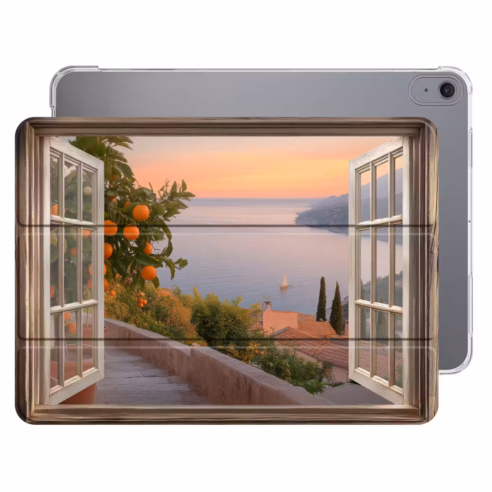 iPad hoes - Doorkijk - Uitzicht - Meer - Landschap — 1