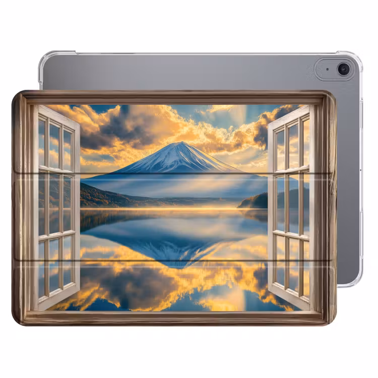 iPad hoes - Doorkijk - Landschap - Bergen - Uitzicht - Raam — 1