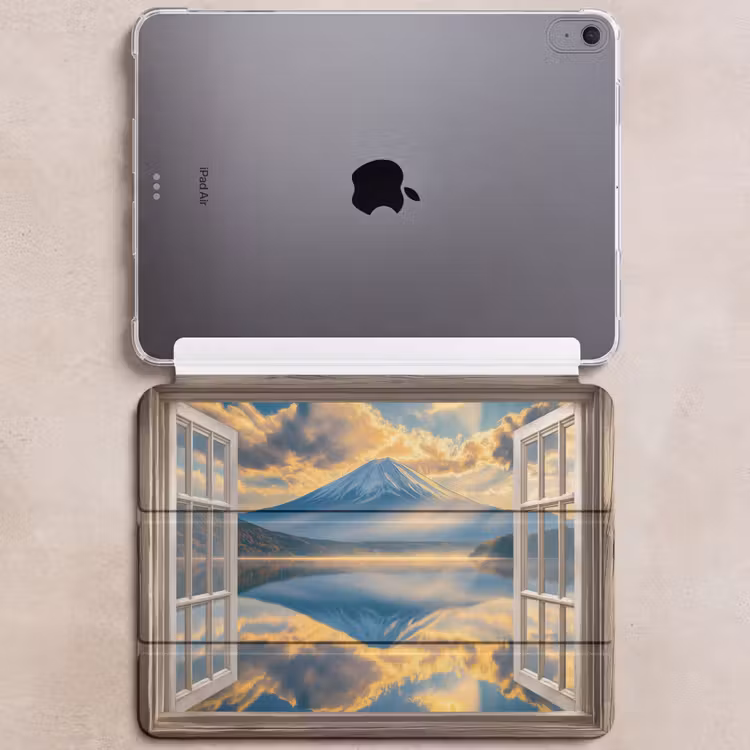 iPad hoes - Doorkijk - Landschap - Bergen - Uitzicht - Raam — 6