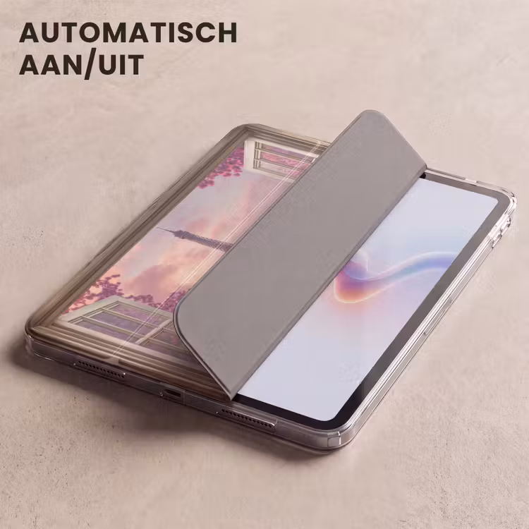 iPad hoes - Doorkijk - Parijs - Eiffeltoren - Roze - Kersenbloesem — 5