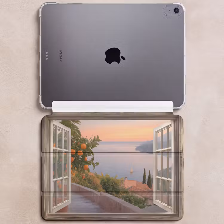 iPad hoes - Doorkijk - Uitzicht - Meer - Landschap — 6