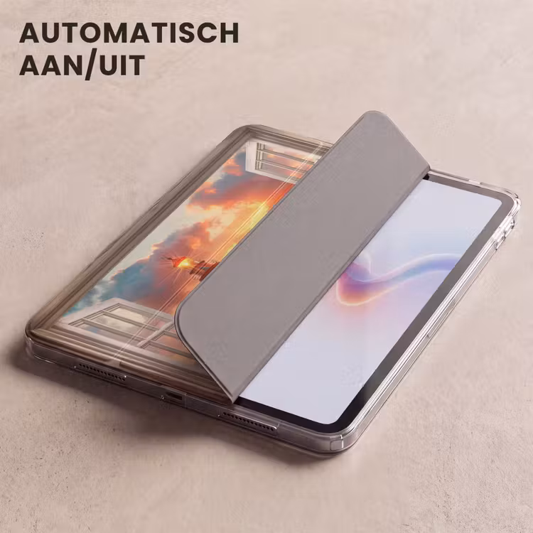 iPad hoes - Doorkijk - Raam - Vuurtoren - Zonsondergang - Strand — 5