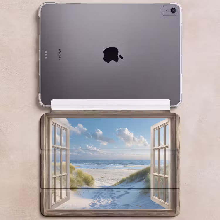 iPad hoes - Doorkijk - Strand - Raam - Duinen - Zee — 6