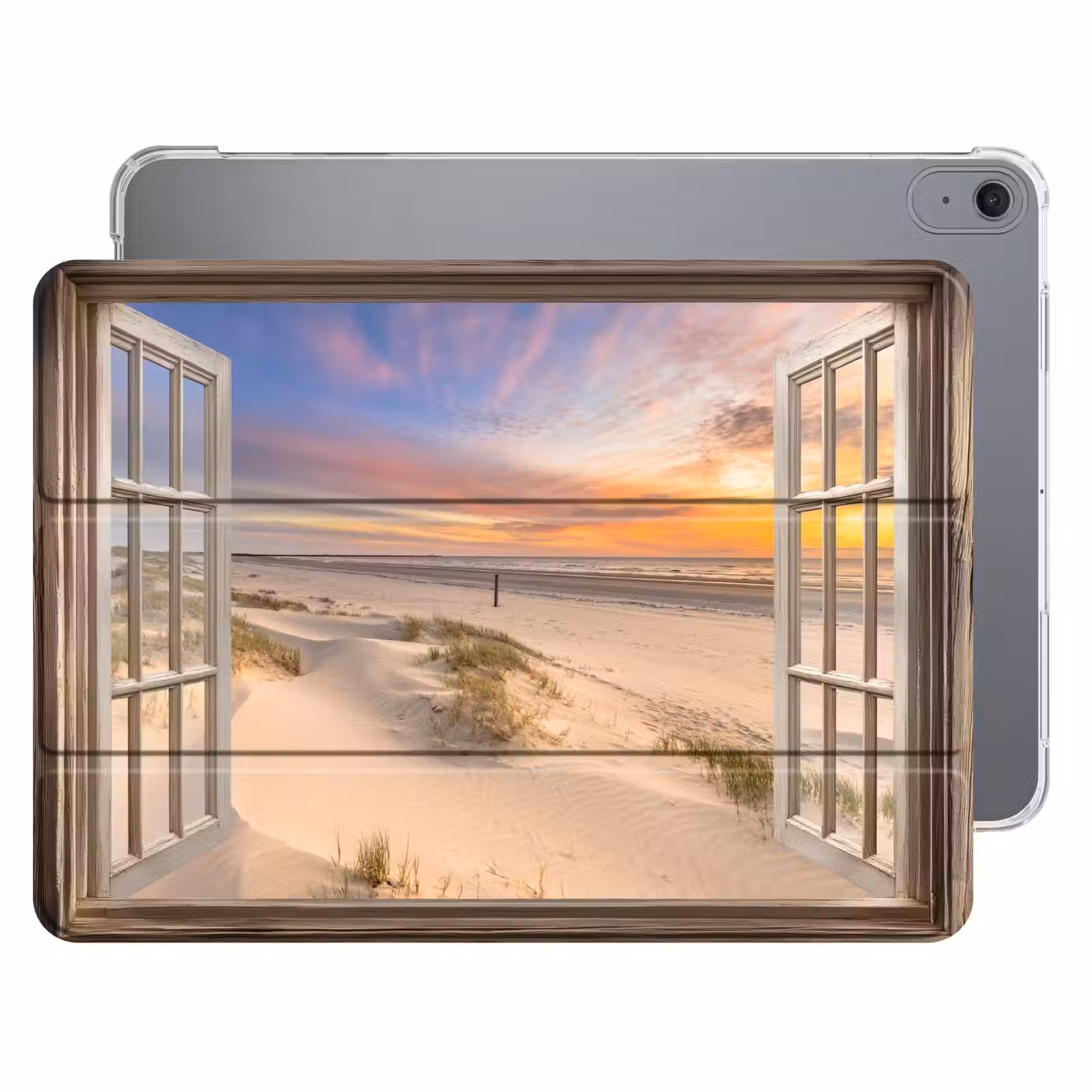 iPad hoes - Doorkijk - Strand - Duinen - Natuur - Landschap — 1
