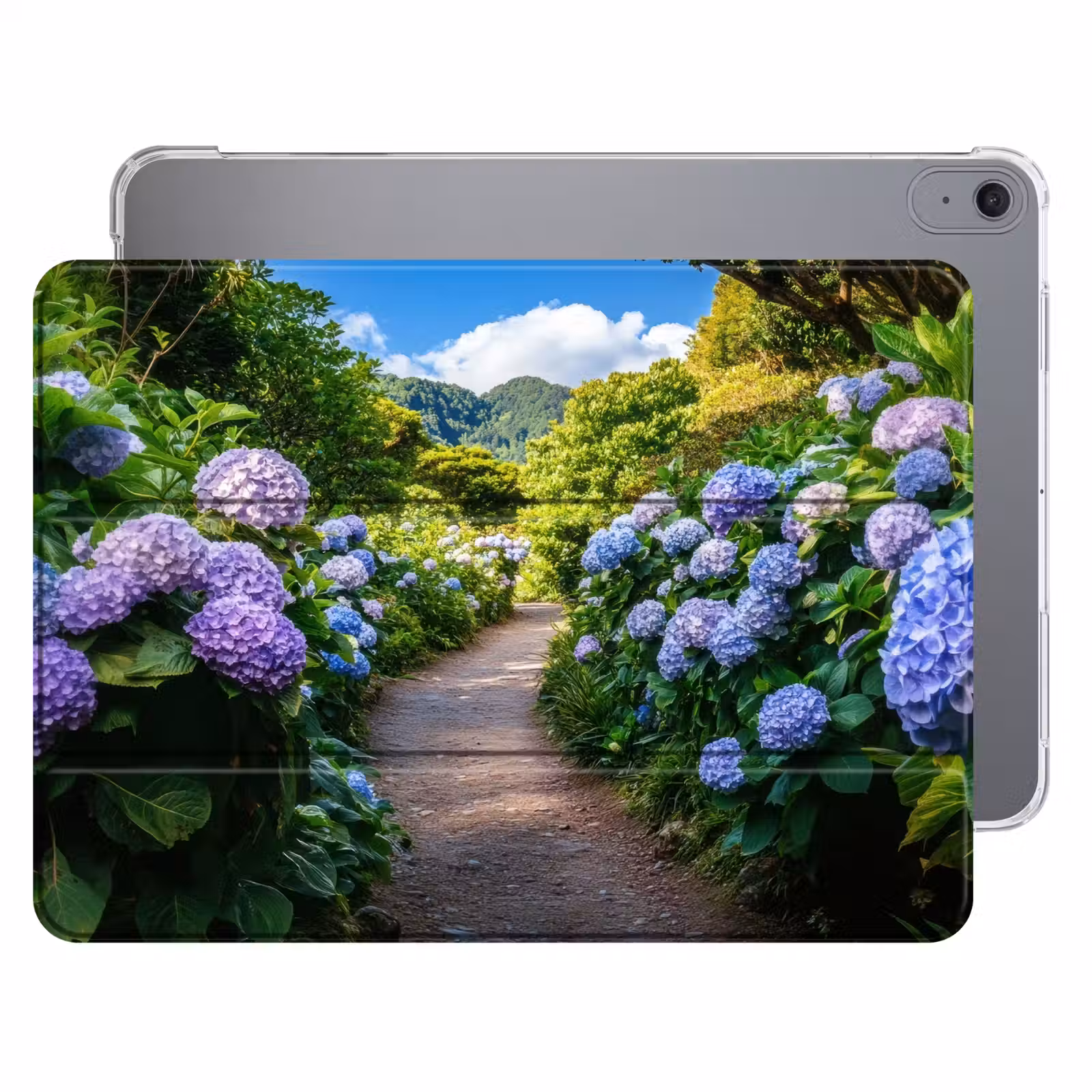 iPad hoes - Hortsensia - Pad - Bloemen — 1