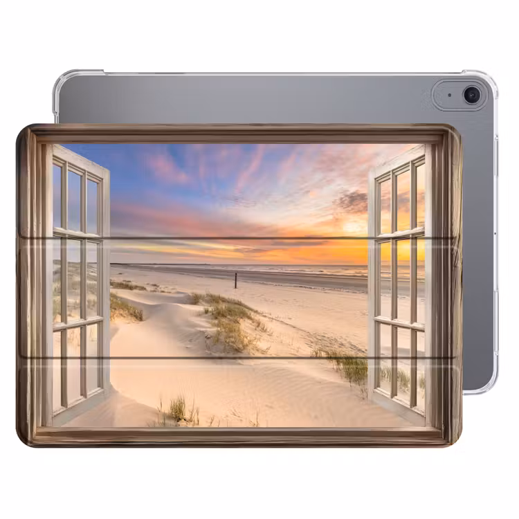 iPad hoes - Doorkijk - Strand - Duinen - Natuur - Landschap — 1