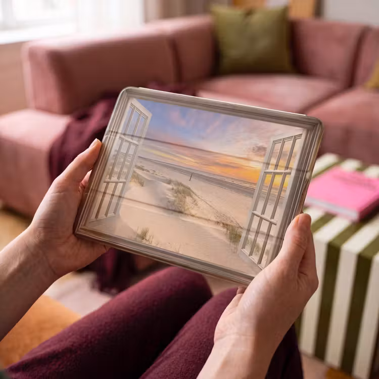 iPad hoes - Doorkijk - Strand - Duinen - Natuur - Landschap — 4