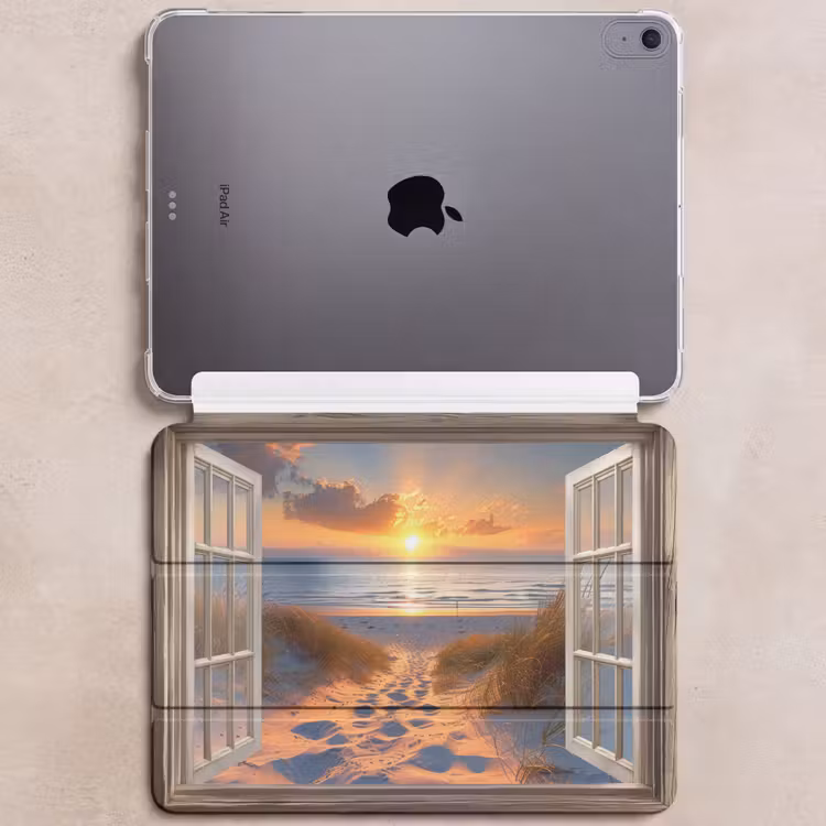 iPad hoes - Doorkijk - Strand - Duinen - Zonsondergang — 6