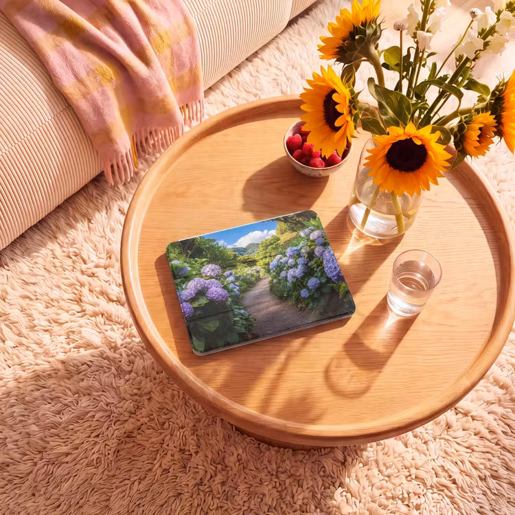 iPad hoes - Hortsensia - Pad - Bloemen — 2