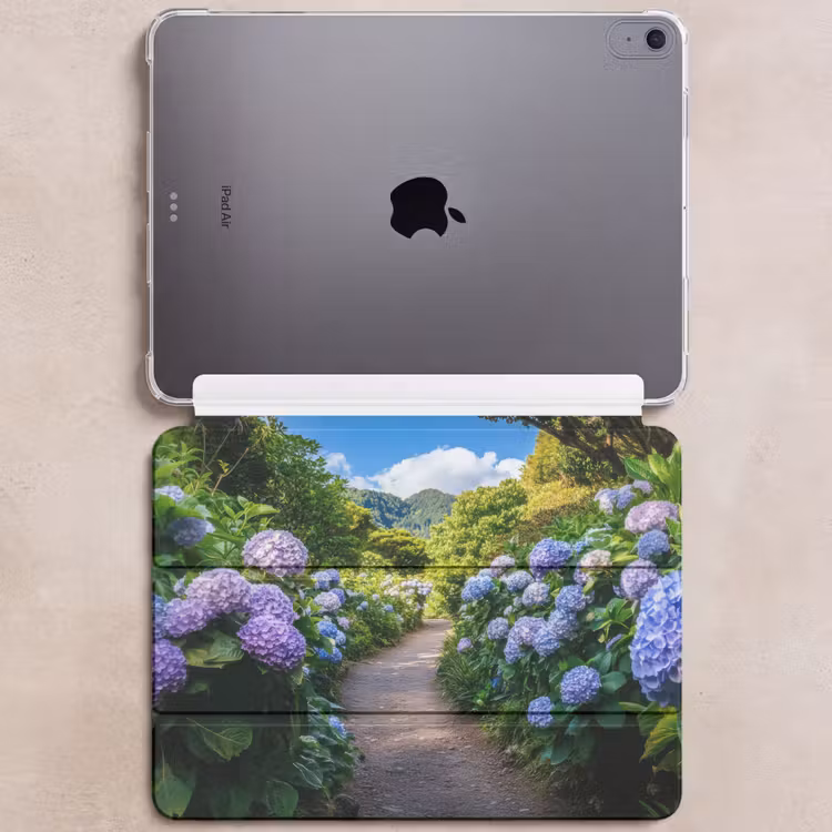 iPad hoes - Hortsensia - Pad - Bloemen — 6