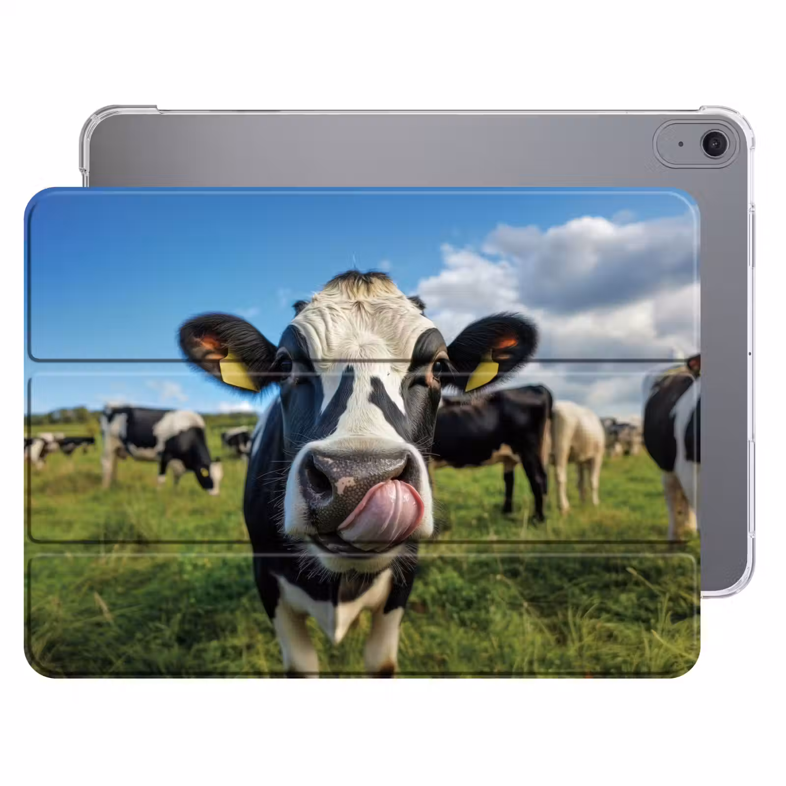 iPad hoes - Koe - Tong - Weide — 1