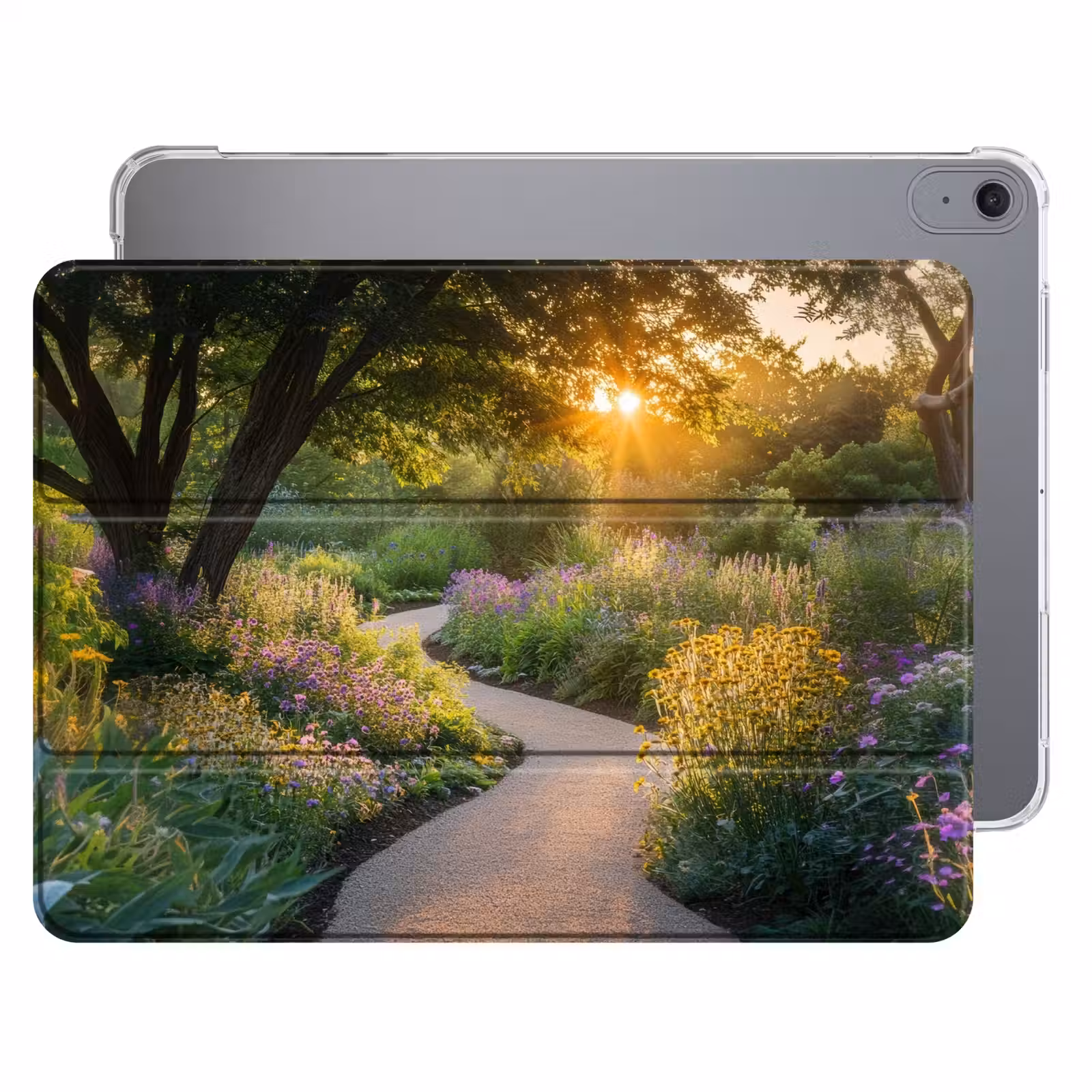iPad hoes - Pad - Bloemen - Park — 1