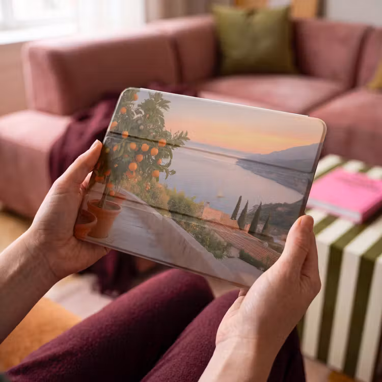 iPad hoes - Middelandse zee - Sinaasappel - Heuvels - Zee — 4