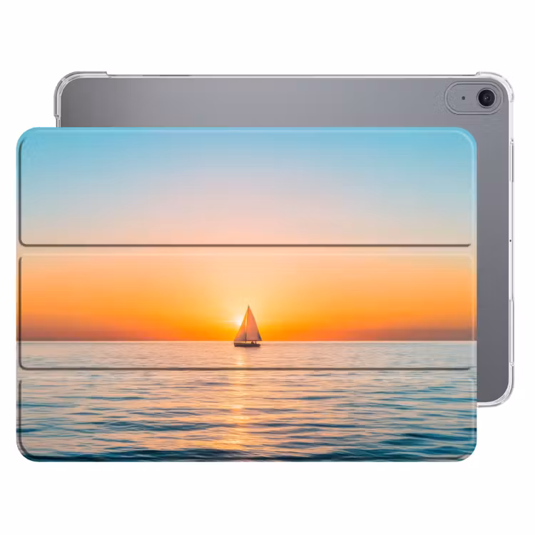 iPad hoes - Zee - Zeilboot - Zonsondergang — 1