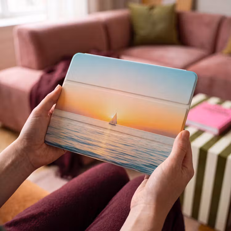 iPad hoes - Zee - Zeilboot - Zonsondergang — 4