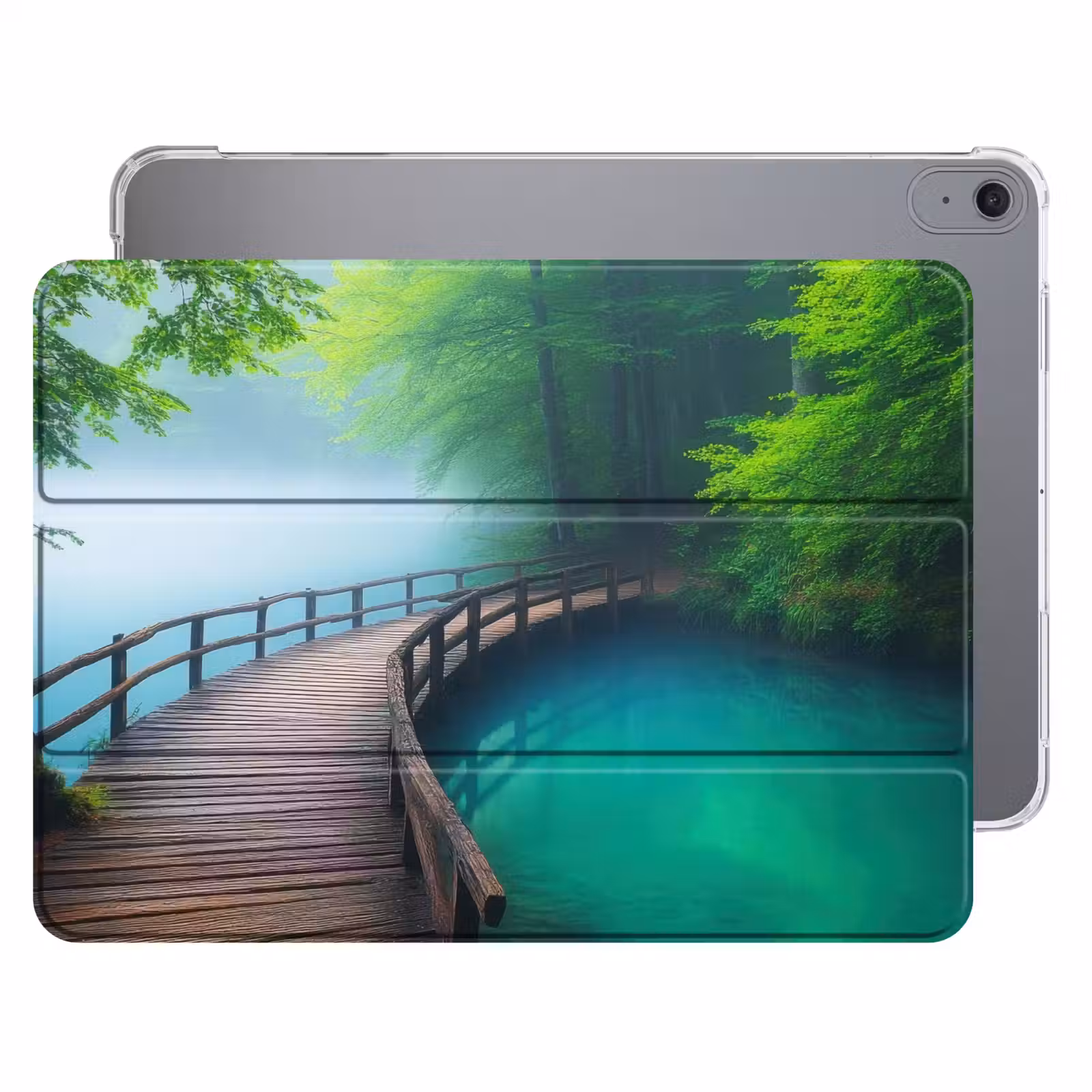 iPad hoes - Brug - Water - Rivier - Bos — 1