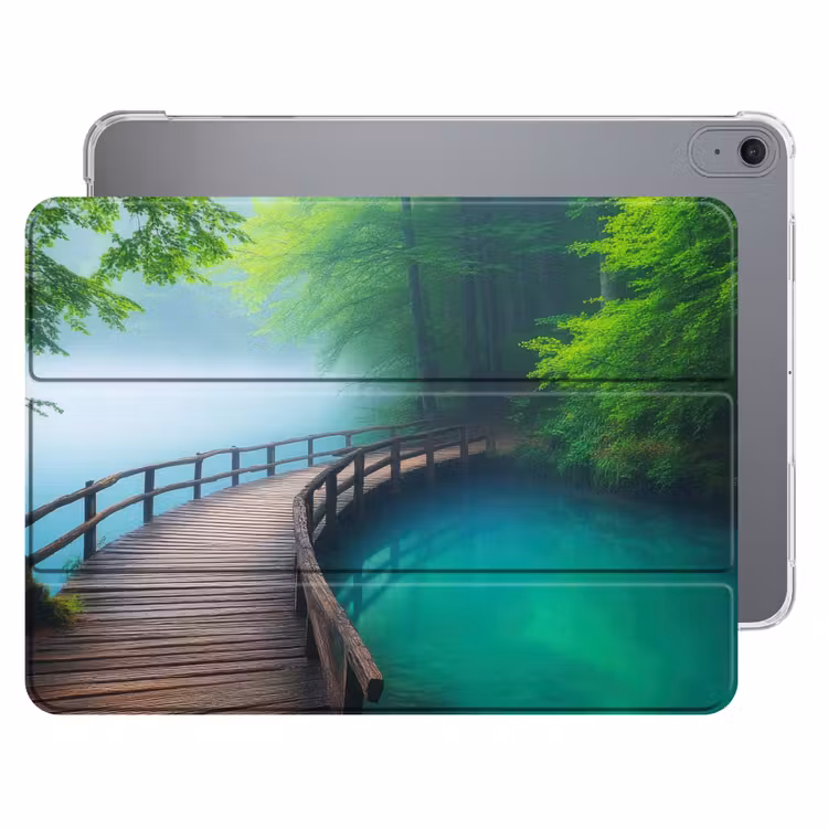 iPad hoes - Brug - Water - Rivier - Bos — 1