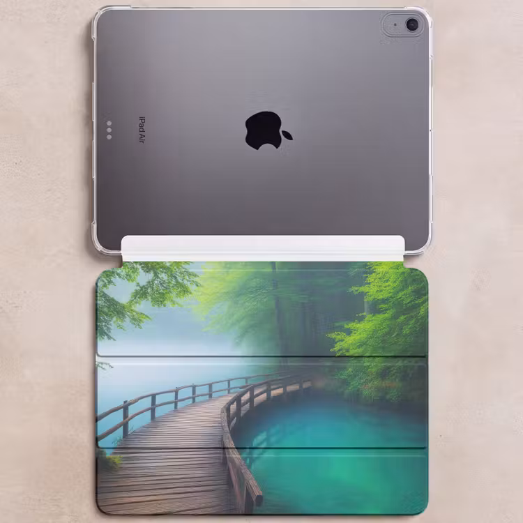 iPad hoes - Brug - Water - Rivier - Bos — 6