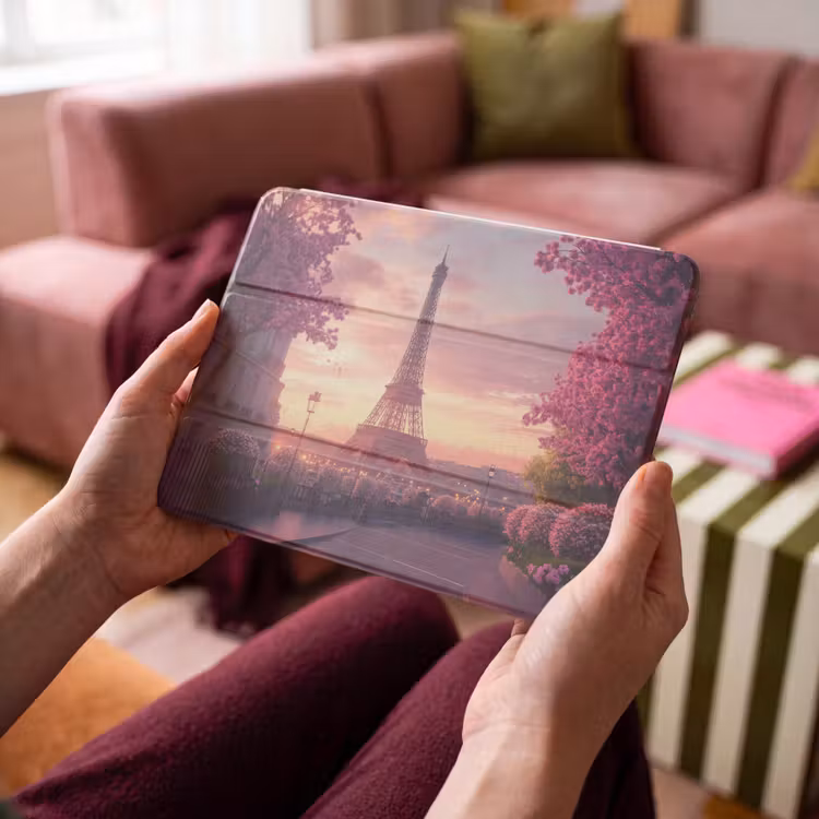 iPad hoes - Eiffeltoren - Parijs - Roze — 4