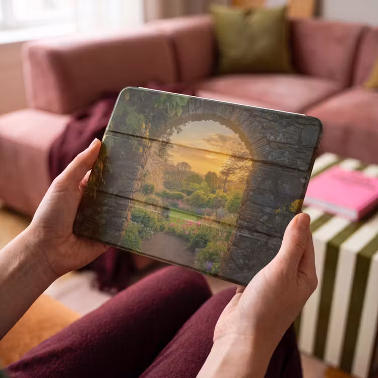 iPad hoes - Poort - Planten - Zonsondergang — 4